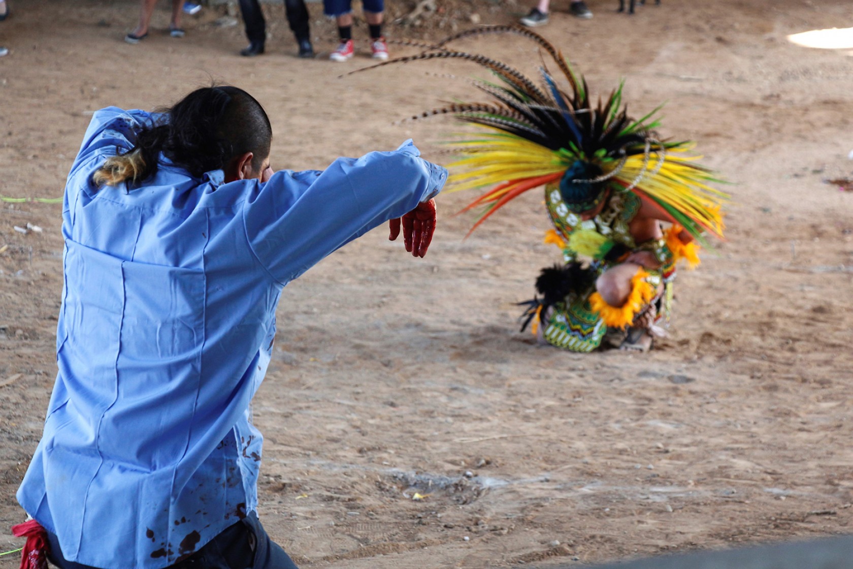 Rafael Esparza: cumbre: look as far as you can see in every direction—north and south, east and west