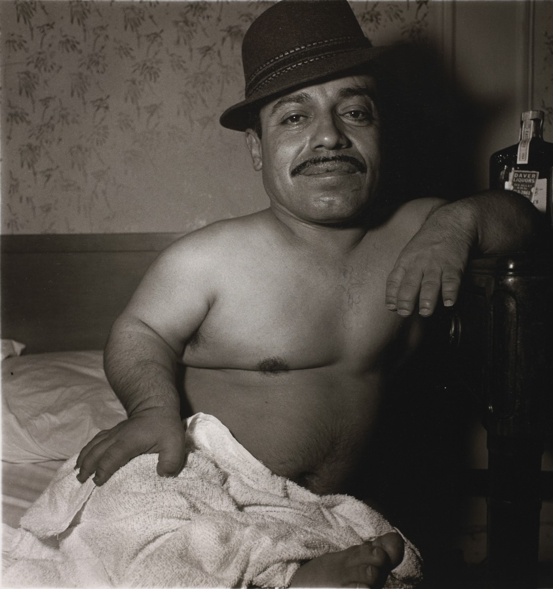 Mexican dwarf in his hotel room in N.Y.C. • MOCA