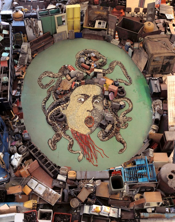 Medusa, after Caravaggio (Pictures of Junk)