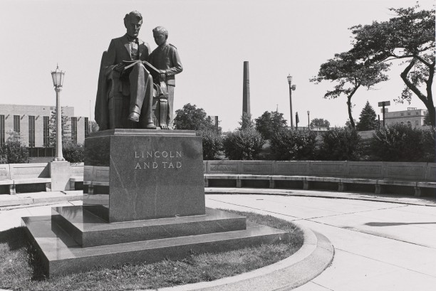 Abraham and Tad Lincoln. Des Moines, Iowa