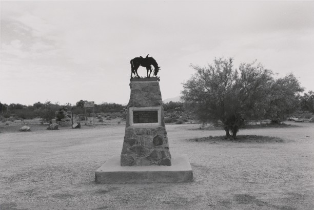 In Memory of Tom Mix. Near Florence, Arizona