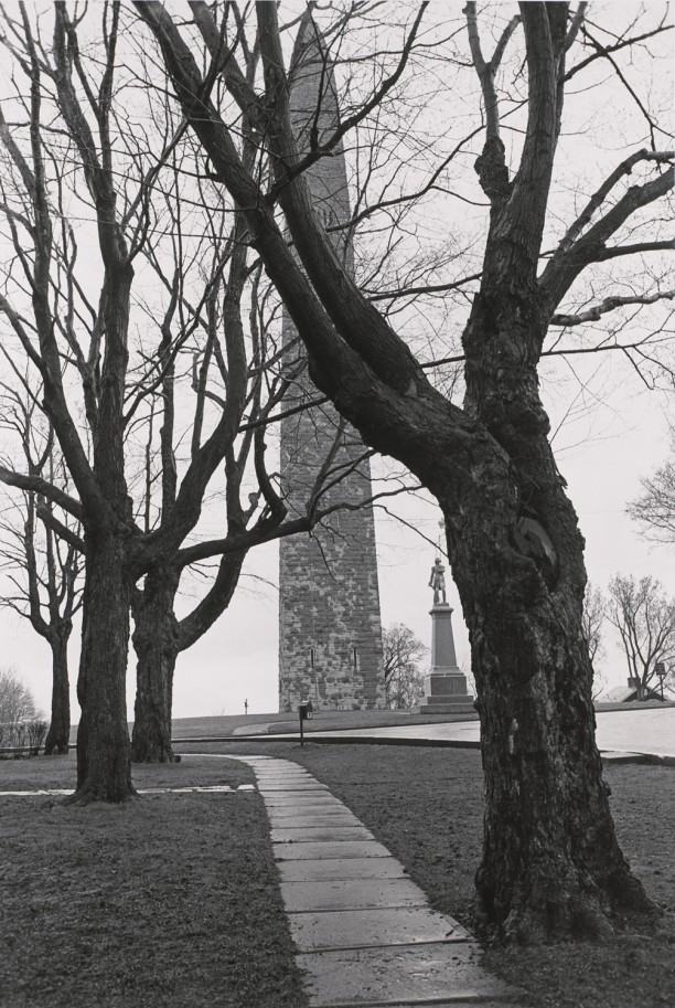 Bennington Battle Monument and Seth Warner Statue. Bennington, Vermont