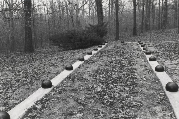 Untitled from Shiloh National Military Park, Tenessee (view from inside rectangle with balls)