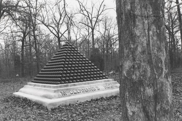 Untitled from Shiloh National Military Park, Tenessee (McClernand's headquarters/cannon ball pyramid)