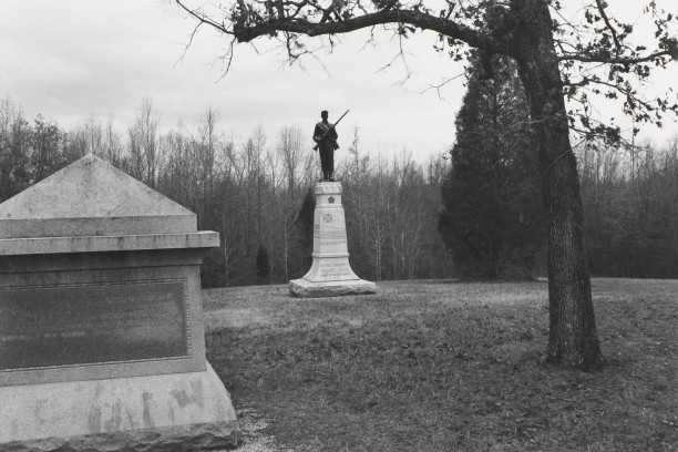 Untitled from Shiloh National Military Park, Tenessee (statue of confederate soldier)