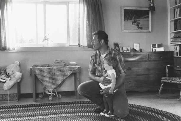 Joe Delia and His Daughter, Alaska, 1967