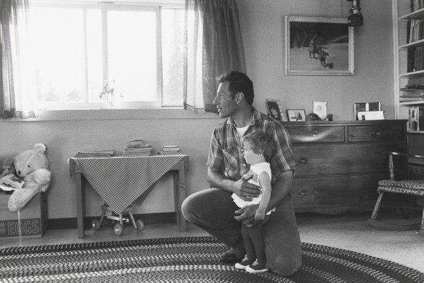 Joe Delia and His Daughter,  Alaska, 1967