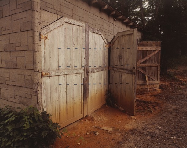 Shed with Blue Dotted Lines, Penland, North Carolina