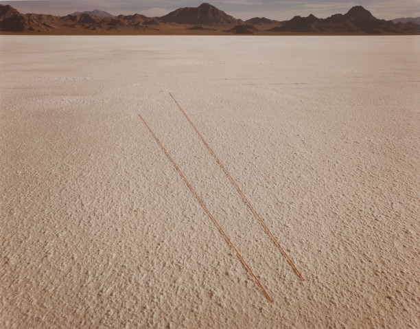 Tracks, Bonneville Salt Flats, Wendover, Utah