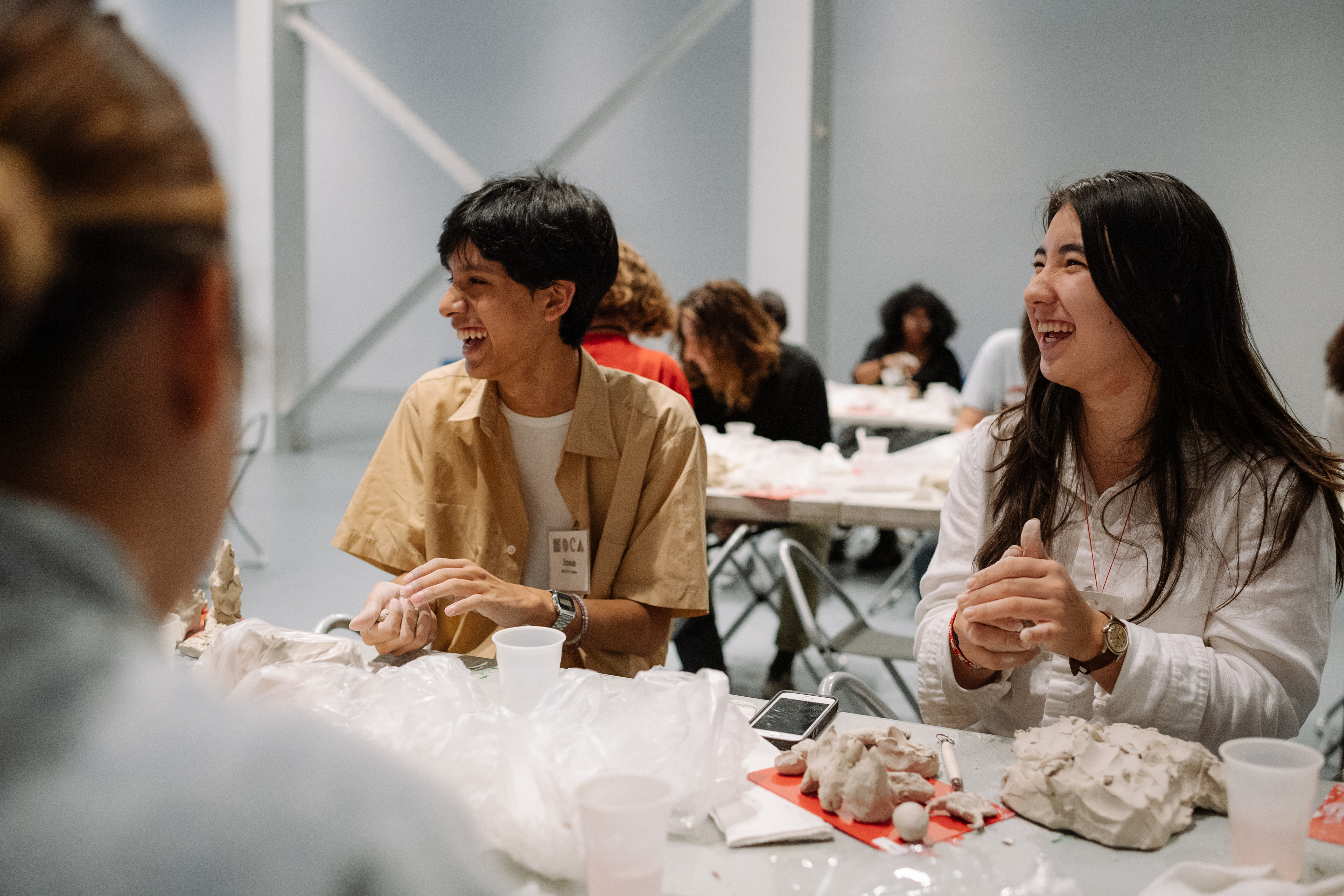 MOCA Teen Workshop. Photo by Nico Therin, 2018. 