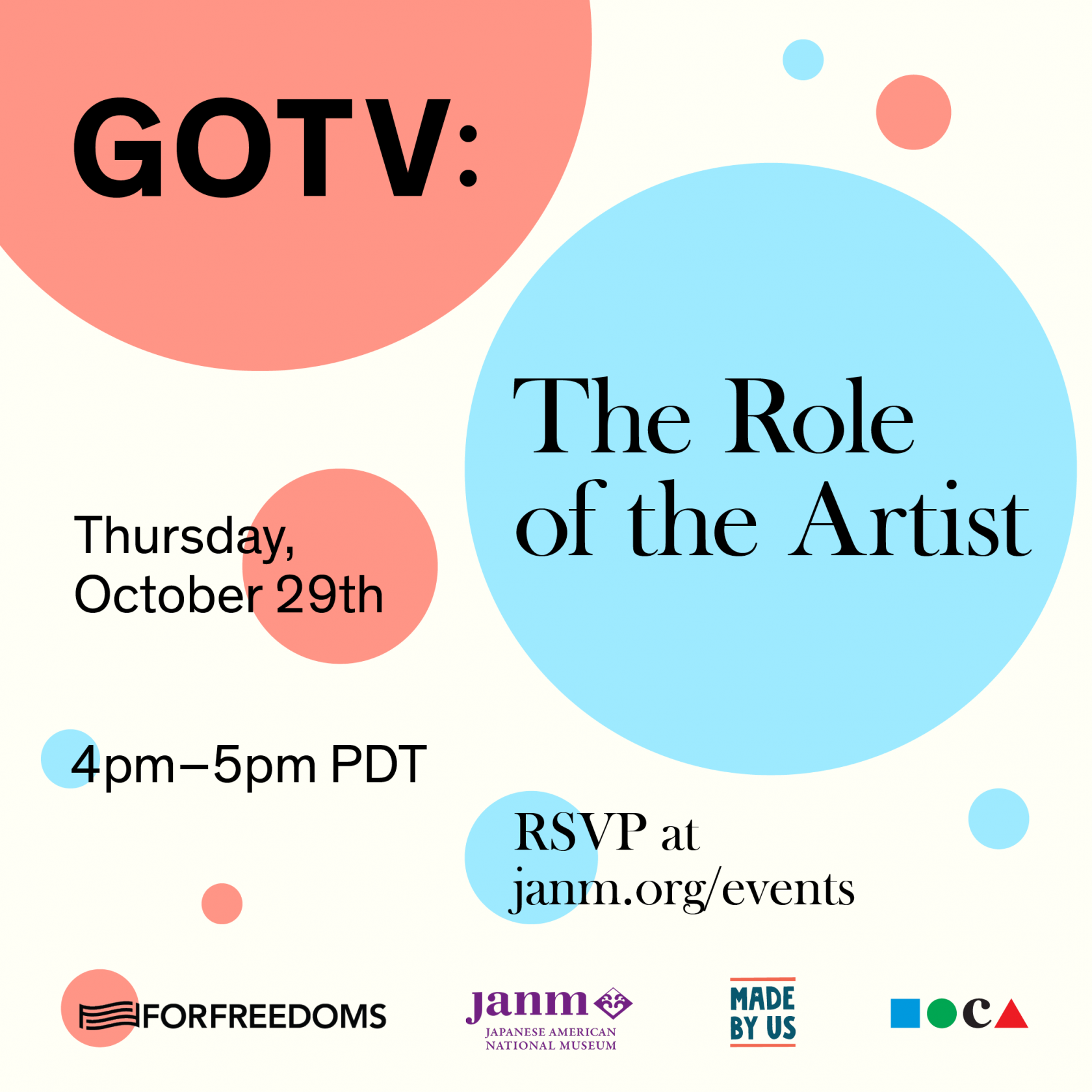 GOTV: The Role of the Artist