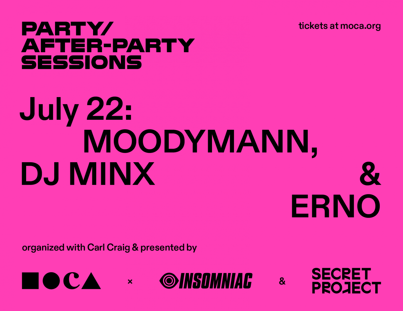 Party/After-Party Sessions With Moodymann, DJ Minx, and Erno