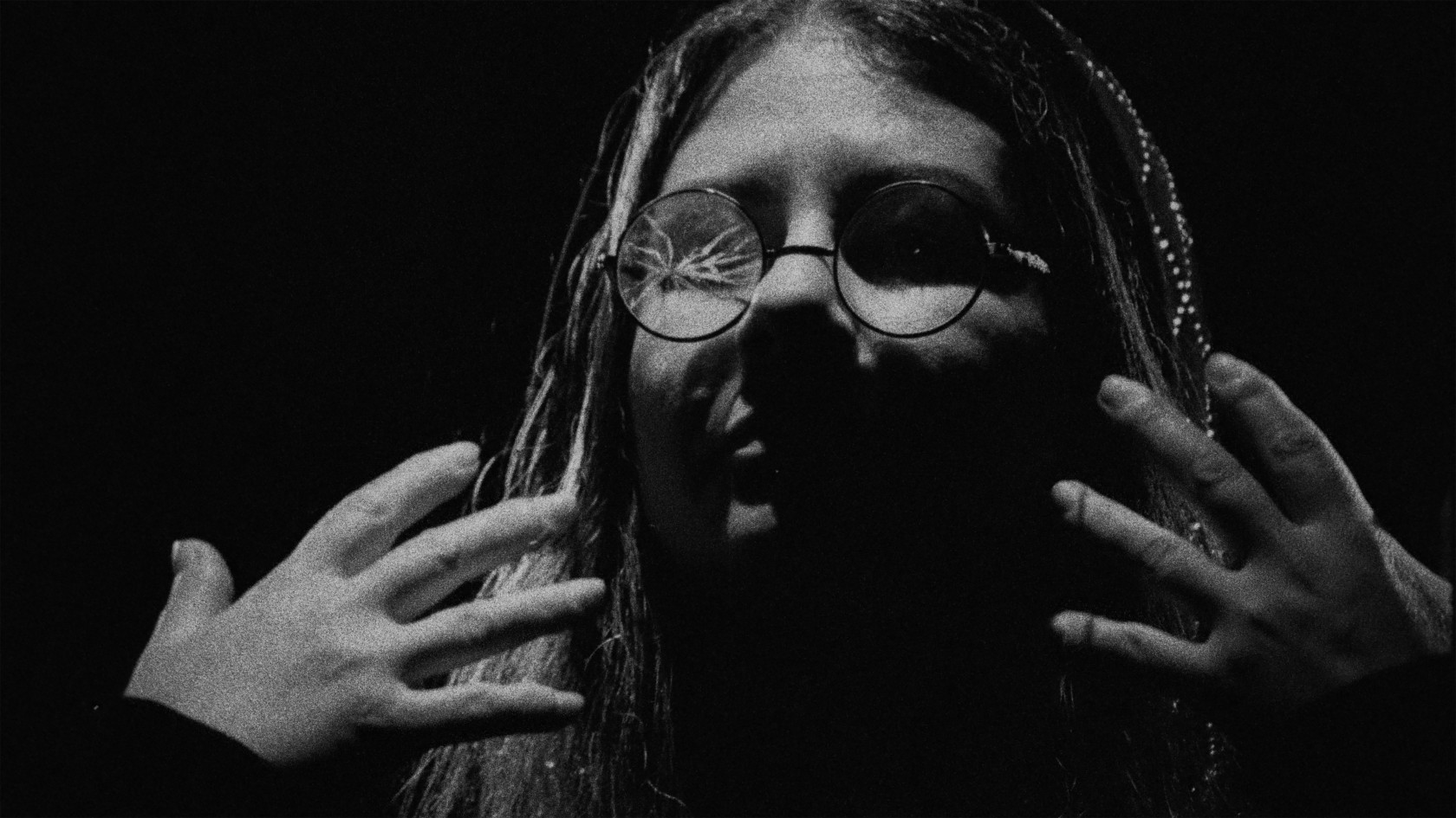 Catherine Sullivan, "Redress Workbook (Vandal Studio)," 2025. Film still picturing Manuela Rentea.
