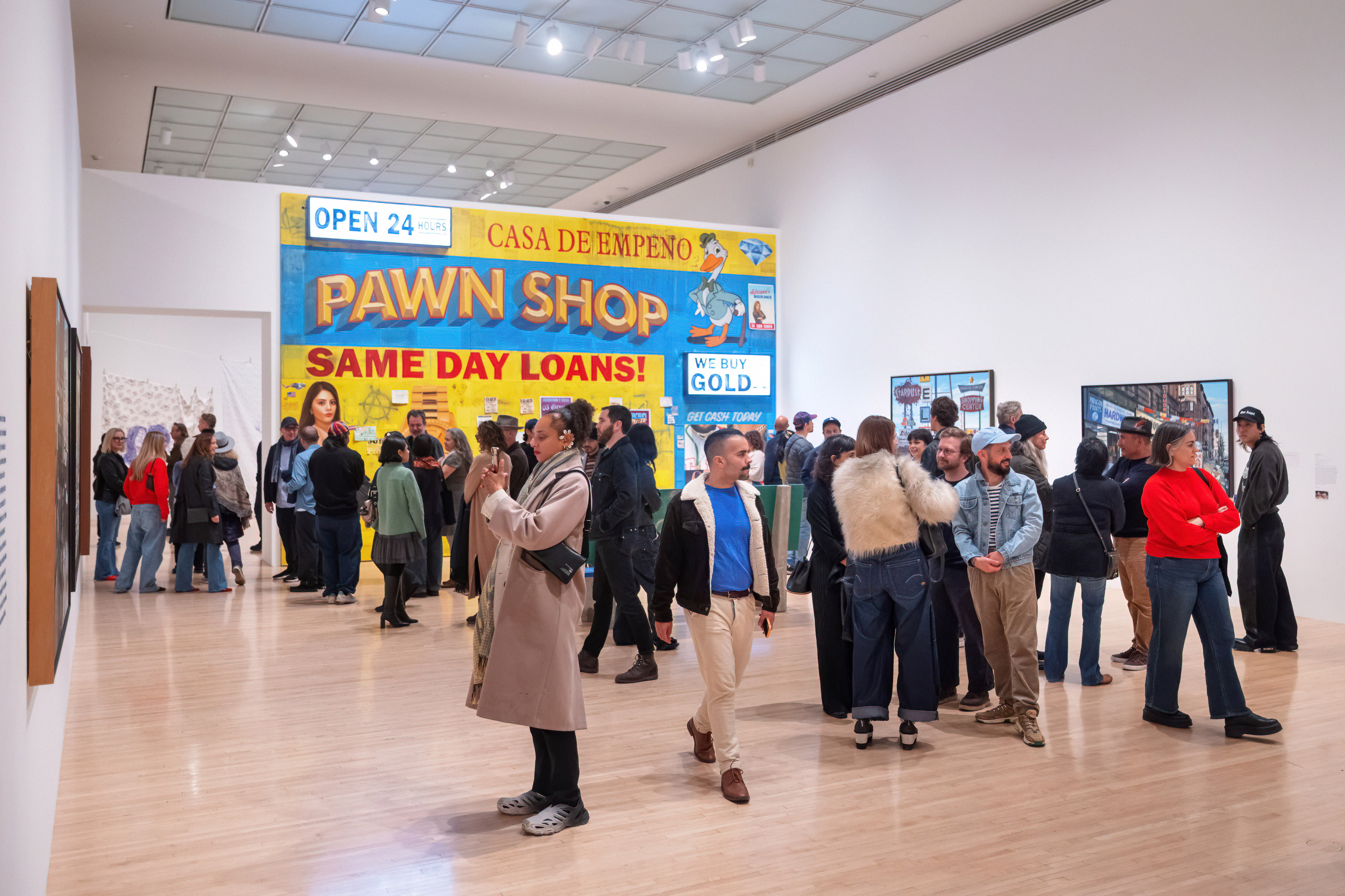 Members’ Opening of&nbsp;Ordinary People: Photorealism and the Work of Art since 1968 and&nbsp;MOCA Focus: Ana Segovia,&nbsp;November 22, 2024. Courtesy of The Museum of Contemporary Art (MOCA). Photos by Sarah Golonka.